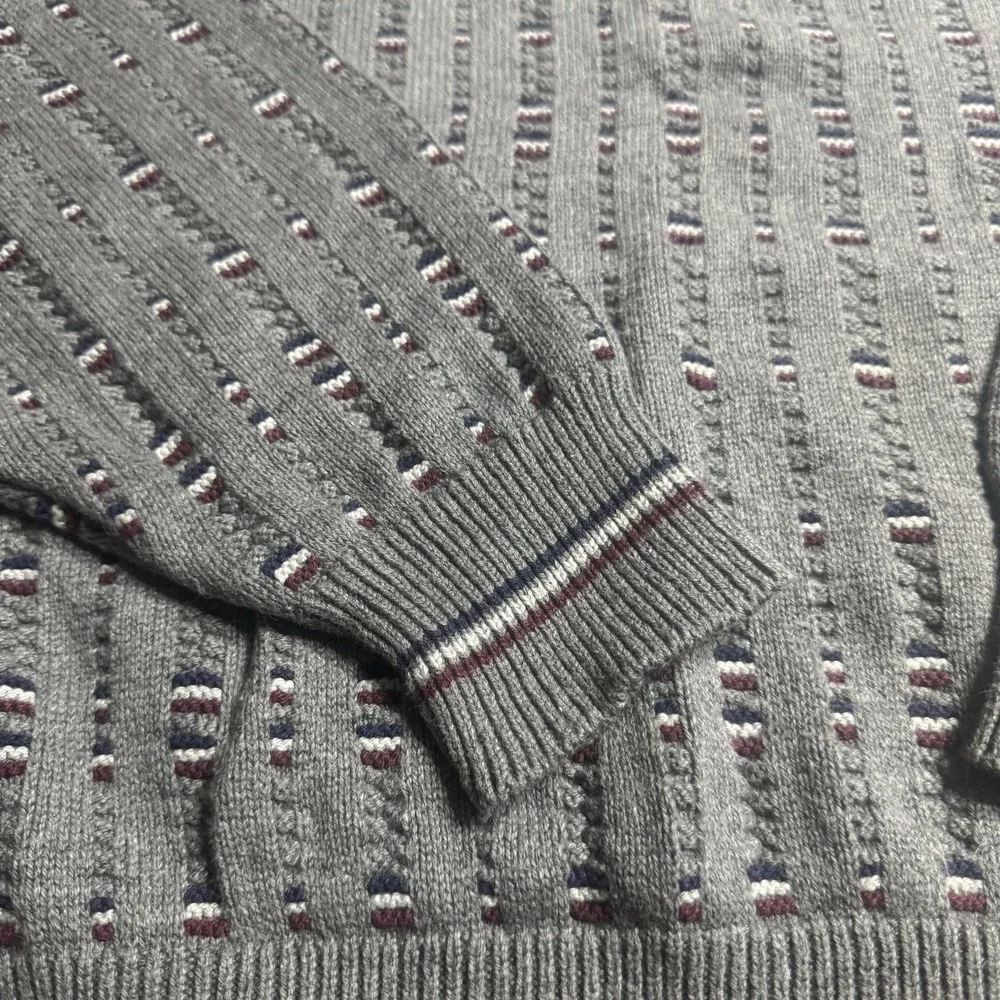 Shenandoah Sweater‎ Geometric Men's Size XL USA Made Vintage